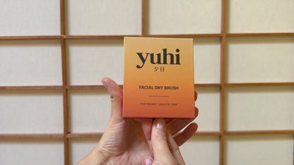 YUHI Lymphatic Facial Dry Brush – Wooden Face & Body Brush